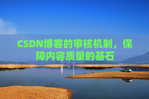 CSDN博客的审核机制，保障内容质量的基石